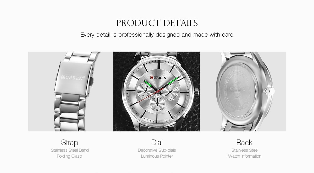 Ανδρικό Ρολόι Curren 8282 - Male Quartz Watch Curren 